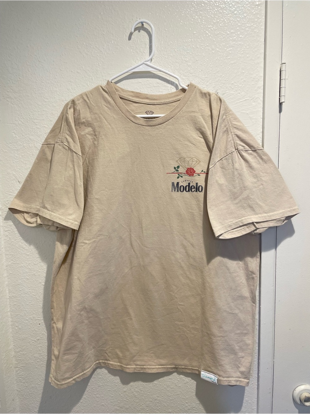 🍻 DIAMOND x MODELO Streetwear Tee • Rare Cerveza Collab 💎